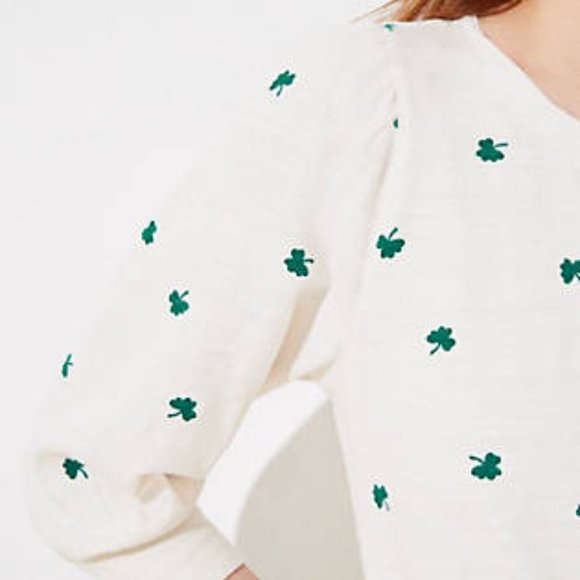 LOFT Shamrock Sweatshirt - Picture 3 of 7